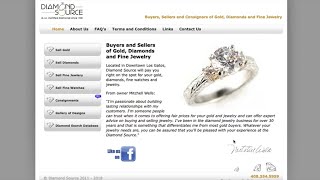 Website Development and Design for Diamond Source