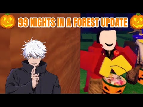 GOJO PLAYS THE 99 NIGHTS IN A FOREST NEW UPDATE!