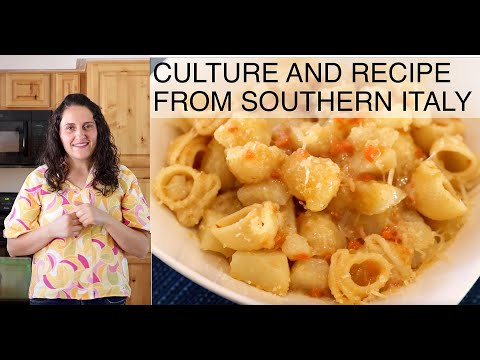 Pasta e Patate,  Southern Italian authentic recipe