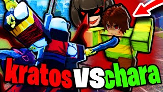 Kratos Vs CHARA BOSS COOKS With OP Combos..💀 | Jump Showdown