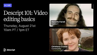 Descript 101: Video Editing Basics (Full Beginner Walkthrough)