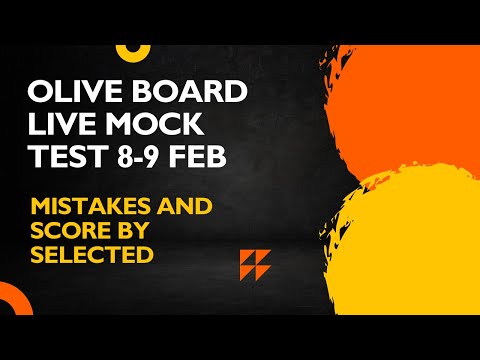#oliveboard Olive BOARD 8-9 FEB mock test #ssc_cgl_2025 #livetest #todaylivetest #livetestanalysis