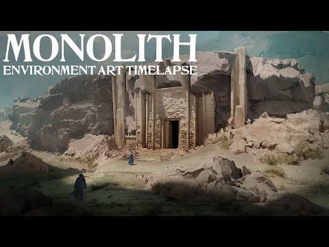 Monolith – Environment Concept Art Timelapse