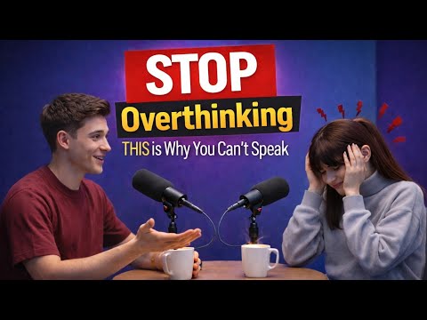 Your Overthinking Is Killing Your Fluency | Don't Make This Mistake | English Conversation Podcast🎙️