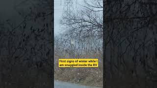Winter is coming! #nomadic #livingontheroad #happilyhomelesstoronto #rvlife