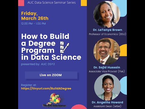 How to Build a Degree Program in Data Science