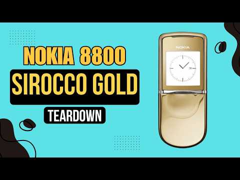 How to Disassemble Nokia 8800 Sirocco Gold | Step-by-Step Teardown Guide