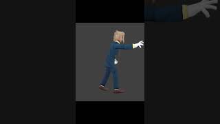 making a low poly model of my oc #blender #animation #lowpoly