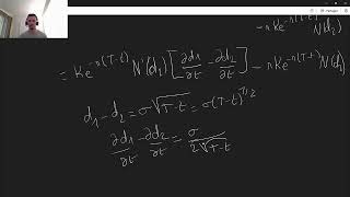 Black Scholes formula fundamental questions