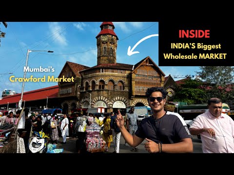 EXPLORING INDIA'S CHEAPEST WHOLESALE MARKET 😱 / CRAWFORD MARKET MUMBAI 😍