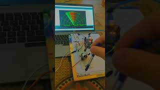 mini radar on arduino mega #arduino #cpp #foryou #viralvideo