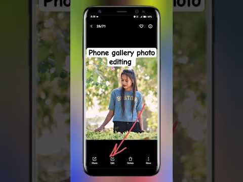 😱बिना किसी ऐप के - gallery photo editing #photoediting #shorts