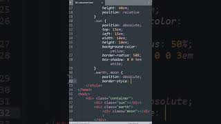 Solar System | HTML CSS #coding #python #programming