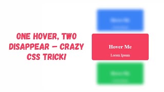 This Hover Effect Will Leave You Speechless!