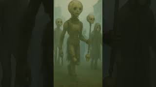 The Procession of the Forgotten…🧠🚩 #aiart #dystopiandreams #dystopian