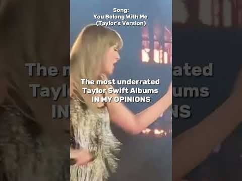 Underrated Taylor Swift Albums (In My Opinion) Drop your opinions in the comments🤍 #swiftie #taylor