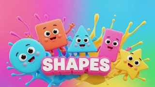 Learn Shapes for Kids | Shapes Song | Circle, Square, Triangle | 3D Animation for Preschool