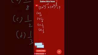 Solve this how ❓🤔 #shortsfeed #exponents #maths  #exponenttricks #trending #viralshorts #viral video