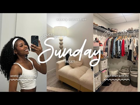 Resetting My Place Before Monday Beats Me Up  | Productive Sunday Reset