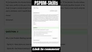 PSPBM-Skills Exam Questions | Professional Scrum Product Backlog Management Skills