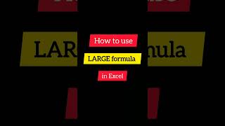 How To Find The Highest Number In Excel Function @techmediacentre