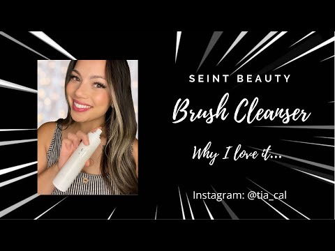 SEINT Brush Cleanser…seriously MAGIC!