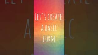 Forms in HTML #like #viralvideo #viralshort #viral #trendingshorts #trending #programming #coding
