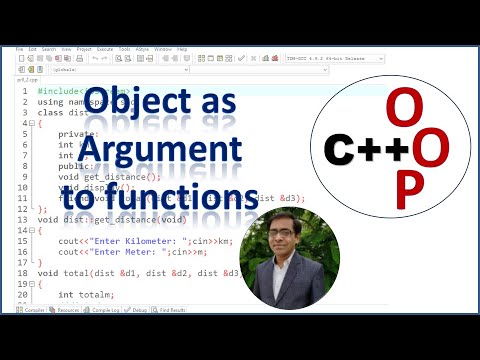 Object as Argument to Function in C++