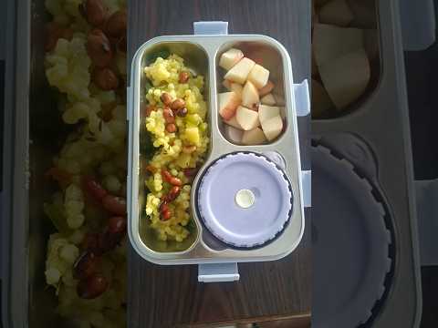 Kids tiffin idea #healthyfood #tiffinidea #sabudanakhichdi #apple #curd #ytshorts
