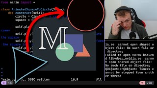 I tried using Manim to Create Animations in Python
