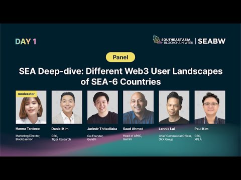 SEABW2024 | SEA Deep-dive: Different Web3 User Landscapes of SEA-6 Countries