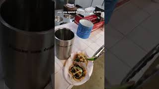 pov: you get Los Tacos No. 1 in NYC #nyc #tacos #streetfood #foodie #citylife #mexicanfood #shorts
