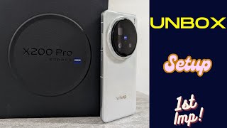 Vivo X200 Pro - Unboxing & Setup