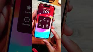 how to turn off Assistive Touch on the lock screen on iPhone iOS 17 #smartphone #ifixit