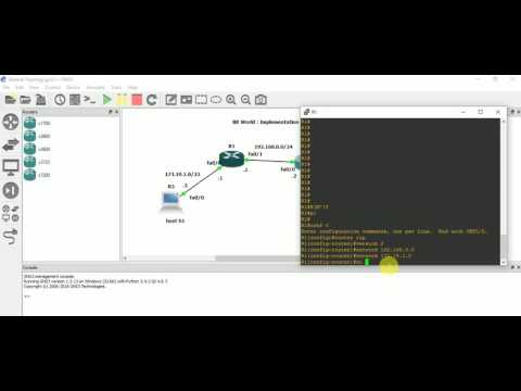 Implementation of RIPv2