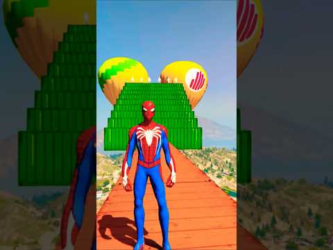 GTA 5 Epic Water Ragdolls | Spider-Man Jumps / Fails ep.10 #short