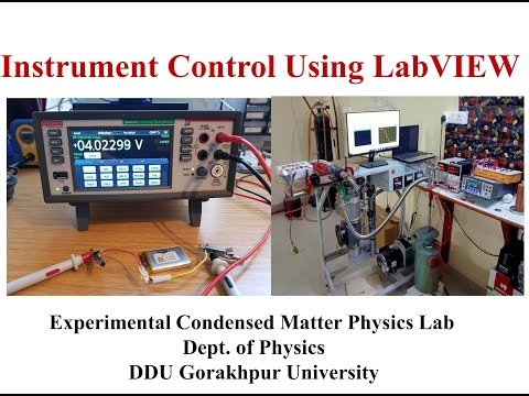 Instrument Control Using LabVIEW Program (Continuous Measurement of temperature) Keithley DMM6500