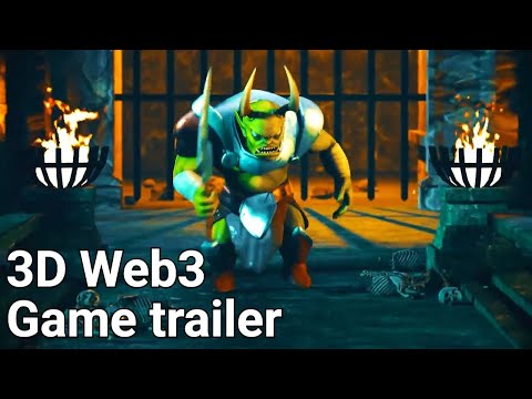 Web3 Game Trailer Example | 3D Character Storytelling for Meta Monkey | Blender 3D, After Effects