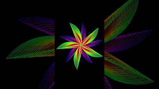 Draw flowers using python. #shorts #python #art #drawing #trending