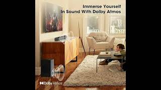 Digitalbasics 2.1CH Dolby Atmos Soundbar, 120W Output with 70W External Subwoofer, Deep Bass