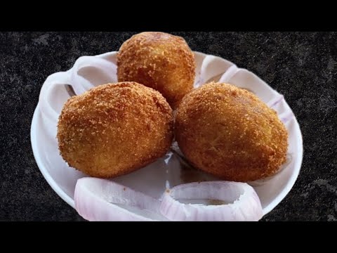 𝐄gg 𝐁onda Recipe Making  | 𝐄gg 𝐁ajji ela cheyali | ఎగ్ బోండా  క్రిస్పీగా రుచిగా |