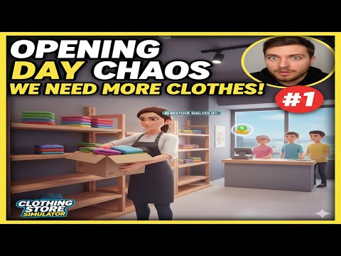 Clothing Store Simulator – Starting From Zero! Opening My First Shop (No Commentary)