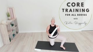 30 MINUTE AT-HOME CORE WORKOUT WITH A TOWEL | FOR ALL BODIES with Katie Haggerty