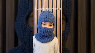 Balaclava for my baby🐥💙Beanie &Balaclava #crochet #knitting #sorts #forkids#beginner#diy#handmade