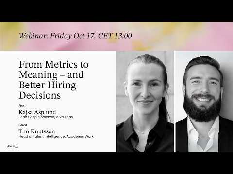 From Metrics to Meaning: Hiring Decisions That Drive Impact | Systematic Hiring Ep. 2 Tim Knutsson