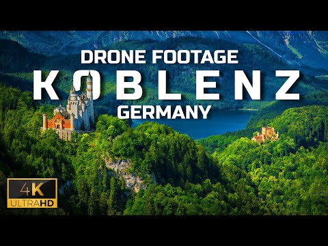 Flying Over Germany Koblenz | Cinematic Drone Footage | Epic Music