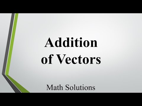 Math Solutions Study #21 | Addition of Vectors Made Easy