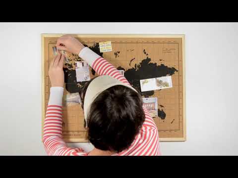 Carte du monde en liège - Idée de Déco DIY : Map Monde