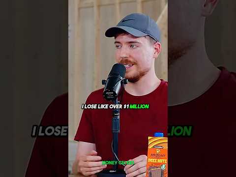 Why MrBeast Doesn't Make Money on YouTube    #shorts  #mrbeast