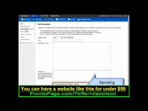 Beginners! How to make your own website - Add Newsletter forms